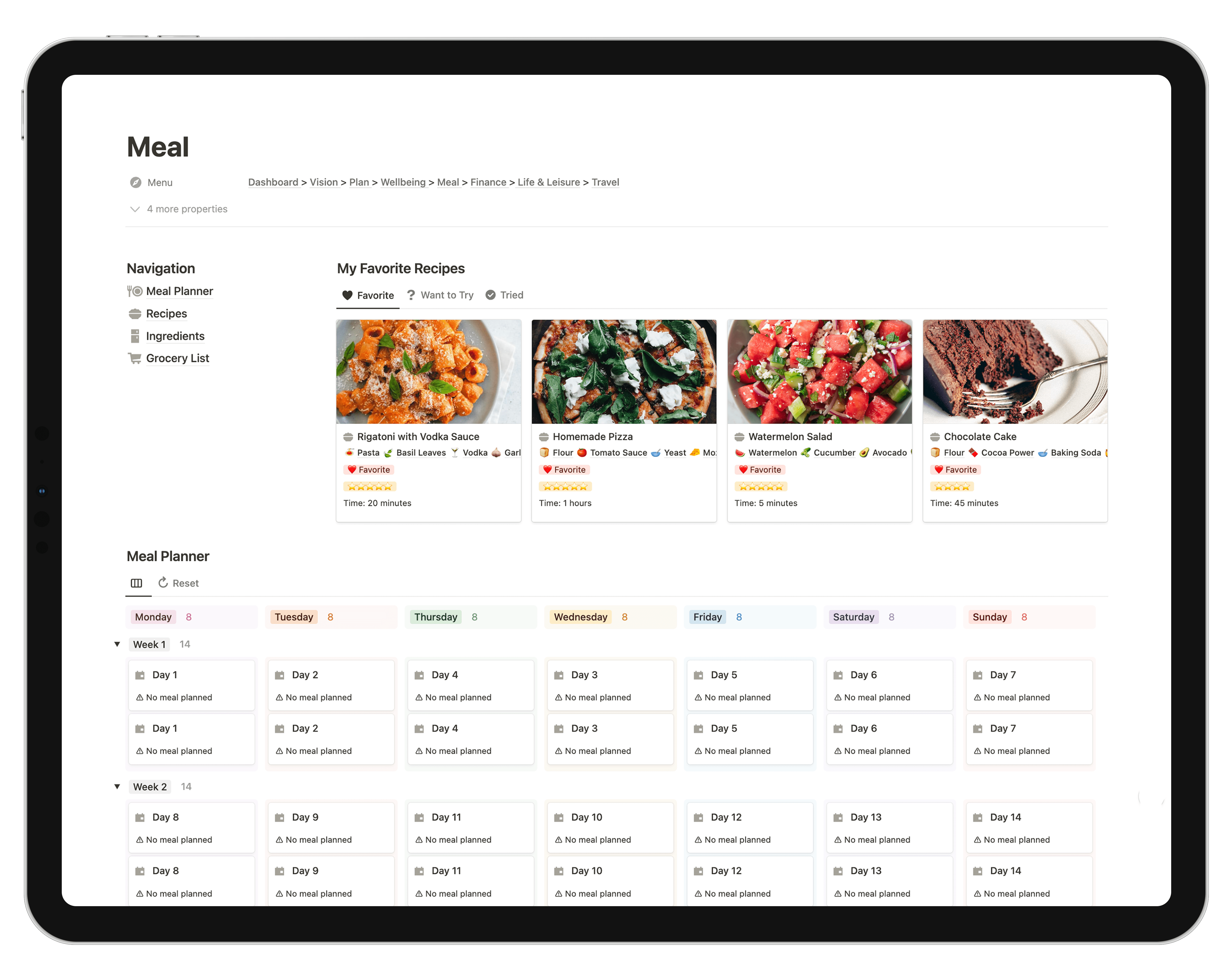 10+ MustTry & Free Notion Grocery List Templates for Organized Shopping